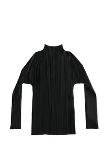 Плиссированный топ Pleats Please Issey Miyake, черный