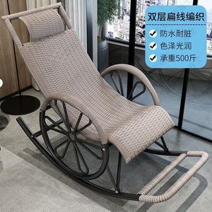 Fantasy Кресло-качалка для пожилых, раскладное, усиленная модель с двойными колесами, серебристо-серое, двухслойное