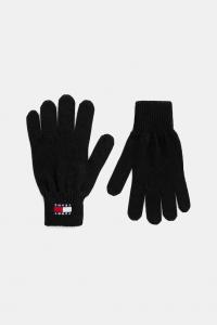 Хлопковые перчатки Tommy Jeans, черный
