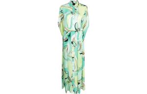 PINKO Женские платья с длинным рукавом светло-зеленые