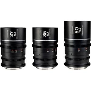 Комплект из 3 анаморфотных объективов Venus Optics Laowa Nanomorph S35 Prime (Sony E, Silver Flare)