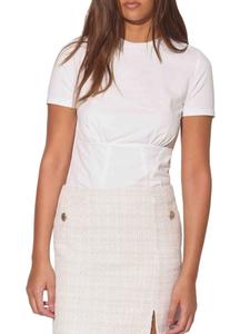 Футболка Harriet с асимметричным швом Walter Baker, белый