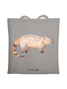 Mr. & Mrs. Panda Фестивальная сумка с изображением коати без надписи, светло-серый цвет