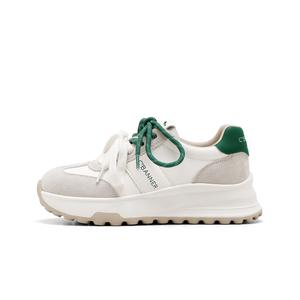 C°BANNER Женские низкие кэжуал кеды бежево-зеленые, цвет Beige Green