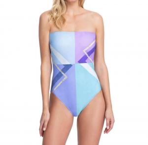 Слитный купальник Bandeau без бретелек в Got Modern Art Gottex