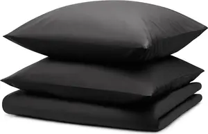 Комплект постельного белья 260x240 см + 2 наволочки 65x65 см - простыни из микрофибры 260x240 см - комплект постельного белья из 3 предметов, темно-серый Blumtal