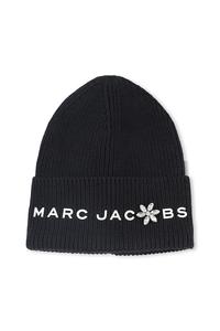 Детская хлопковая шапочка Marc Jacobs, черный