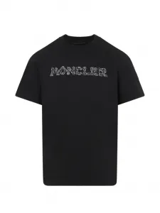 Футболка с логотипом MONCLER, черный