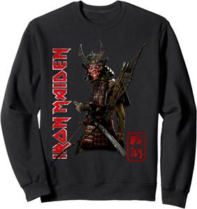 Толстовка с логотипом Senjutsu Samurai Iron Maiden, черный
