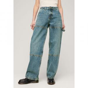 Брюки Superdry Mid Rise Denim Carpenter, синий