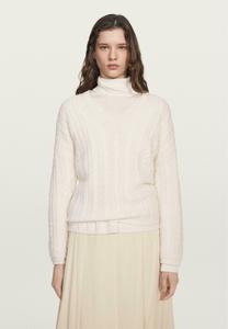 Джемпер Massimo Dutti CABLE-KNIT V-NECK, Beige