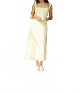 Желтое миди-платье Two For Tea Bailey Rose