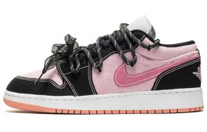 Jordan Кроссовки баскетбольные Air 1 Low Top для подростков розовые