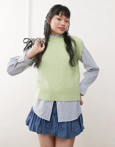 Трикотажная майка цвета матча Miss Selfridge