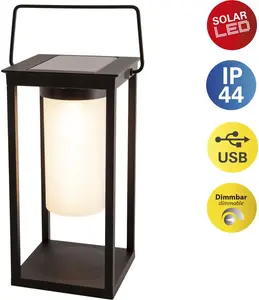 Светильник светодиодный Näve Camping, черный