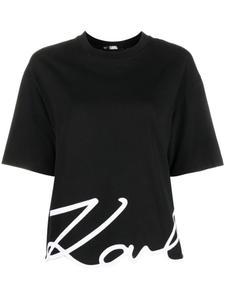 Футболка Signature Hem Karl Lagerfeld