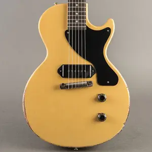 Gibson Les Paul Jr. 1957 Single Cut Reissue, сильно состаренная 2025, TV Yellow