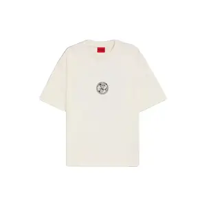 Футболка с коротким рукавом HUGO Dwresto 10271169 01, бежевый