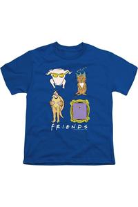 Футболка Friends Symbols с коротким рукавом для детей Gildan, синий