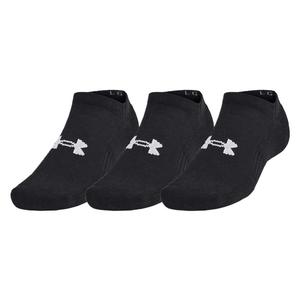 Under Armour Дождевые носки до щиколотки Unisex 3 Pack Black