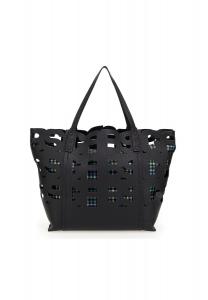 Кожаная сумка-шоппер Jade L 33 см Gabs, цвет Nero