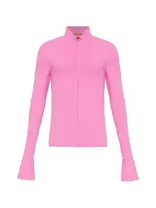 Рубашка с длинными рукавами на молнии Diesel, розовый