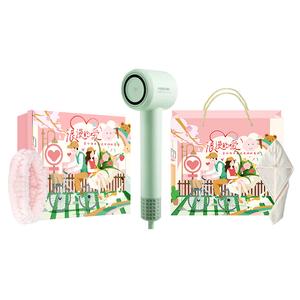 Фен 1600W с отрицательными ионами для ухода за волосами, термостат и быстрая сушка, холодный и горячий воздух, легкий, портативный PH1655 POREE