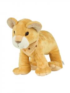 Мягкая игрушка L Лев Лео желтого цвета