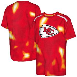Футболка Youth red Kansas City Chiefs End Zone Dri-Tek Outerstuff
