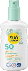 Спрей солнцезащитный для чувствительной кожи SPF 50 200мл SUNDANCE