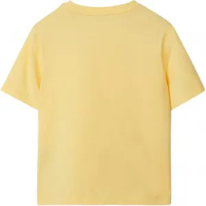 Футболка для детей Crew Neck Moderate Burberry, желтый