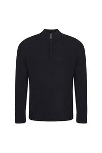 Свитер с воротником на молнии «Вахан» Ecologie, черный