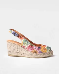Женские плетеные эспадрильи на клиновидной подошве с пряжкой Toni Pons, многоцветный