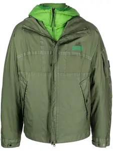 Двусторонняя куртка с логотипом C.P. Company, зеленый