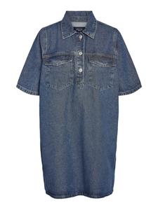 Noisy may Платье-рубашка 'NMINDIE' в синем дениме