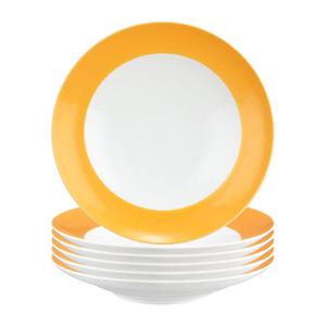 Суповая тарелка Suppenteller Liberty Pure Colors ø 23,5 см, набор из 6 шт. Seltmann Weiden, Mango Orange