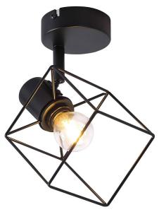 Потолочный светильник Nettlife Fürth 1-flammig, черный - 10 х 15 см