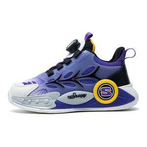 Детская повседневная обувь для детей, кроссовки, кроссовки Snoopy, фиолетовый/черный