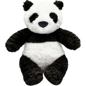 Doudou Beibei Плюшевая игрушка черный белый медведь 35см/45см высота