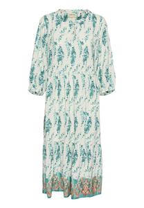 Платье макси CRTIAH FLOUNCE Cream, белый