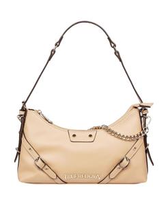 Гладкая сумка через плечо из искусственной кожи с ремешком True Religion, Camel