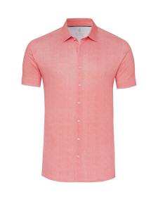 Рубашка Slim Fit на пуговицах DESOTO, коралл