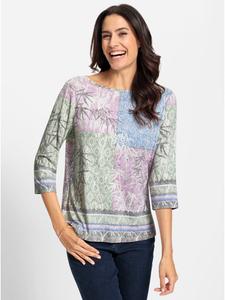 Рубашка с рукавами 3/4 с принтом экрю и эвкалипта WITT WEIDEN