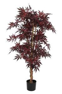 Декоративное растение Mica Decorations Ahorn, 80x80x80 см, красный