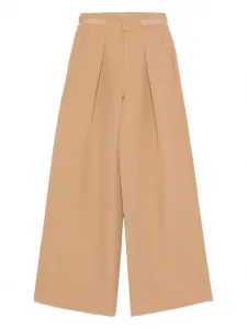 Брюки со складками ERMANNO FIRENZE, нейтральный