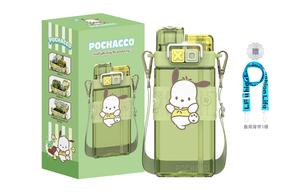 Пластиковые стаканы для воды Sanrio, pacha dog water cup + lflife water cup strap
