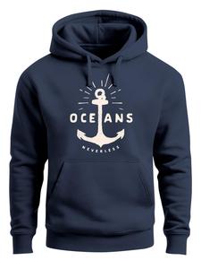 Neverless Толстовка 'Oceans Anker' в цвете Navy