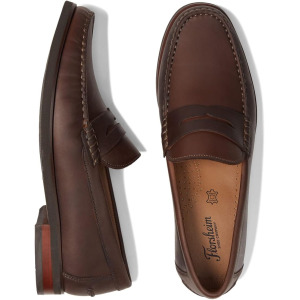 Лоферы Berkley Flex Penny Loafer Florsheim, цвет Brown Crazy Horse