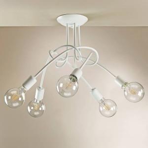 Потолочный светильник ONLI Wire, железо - 5-световое - белое