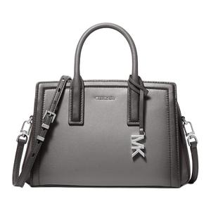 MICHAEL KORS Лейла Сплит Кожаная Сумка Через Плечо Маленькая Женская Пыльно-Серая